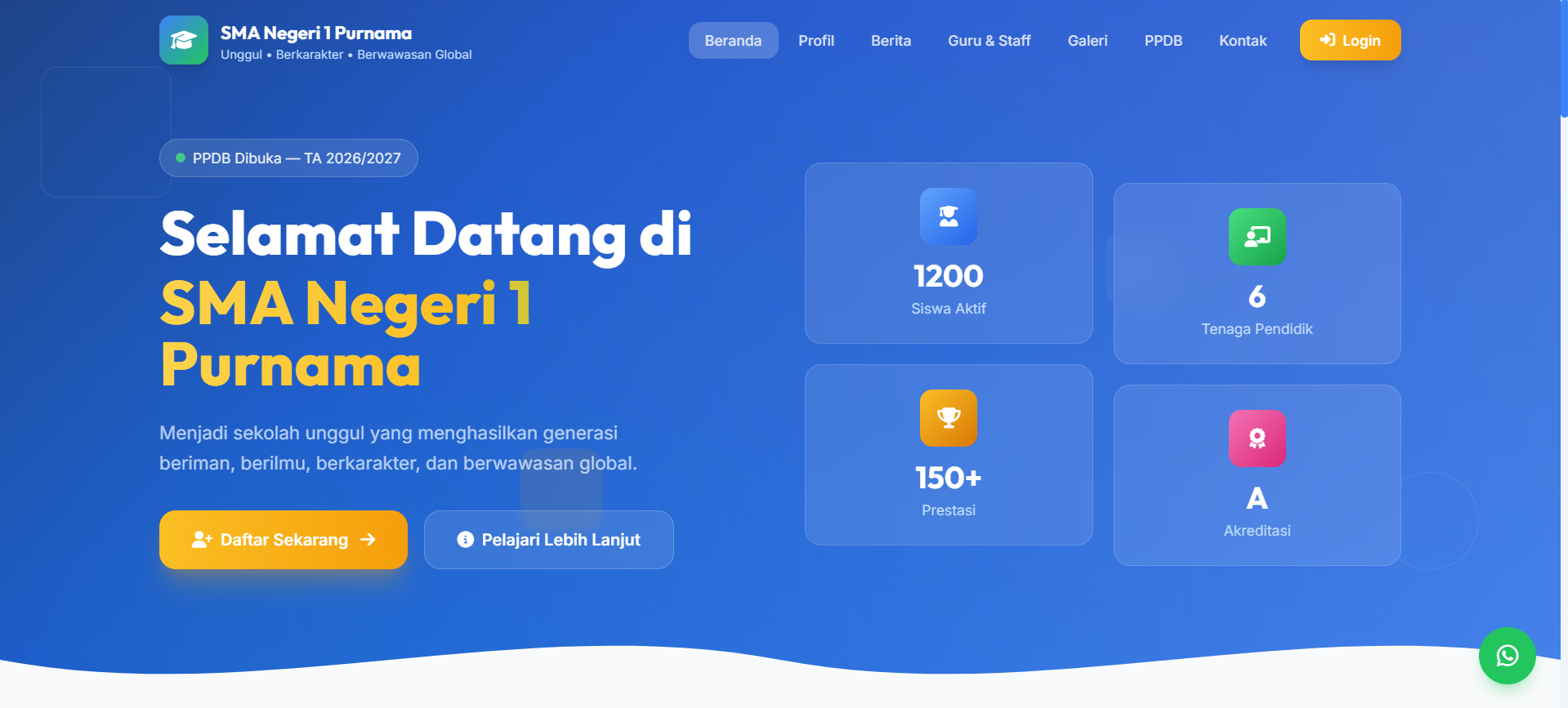 Forto Web Sekolah SMA Negeri 1 Nusantara